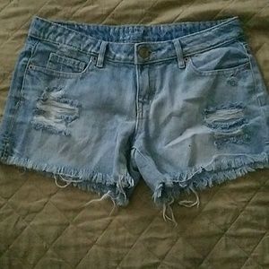 Denim shorts